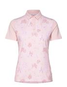 Harmony Printed S/S Shirt Calvin Klein Golf Pink