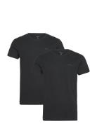 C-Neck T-Shirt 2-Pack GANT Black