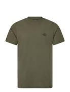 Cotton Jersey Frode Emb Logo Tee Mads Nørgaard Khaki