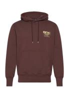 Compact Cotton Mnc Hoody Mads Nørgaard Brown