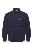 Utility Nylon Shirt SIXTH JUNE Navy