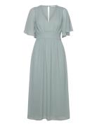 Butterfly Sleeve Midi Dress Bubbleroom Blue