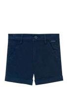 Satin Bermuda Shorts Boboli Navy