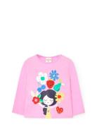 Long Sleeves T-Shirt Boboli Pink