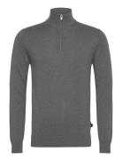 Half Zip With High Neck Lindbergh Grey