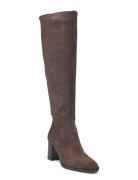 Boot Long Wooden Heel Apair Brown