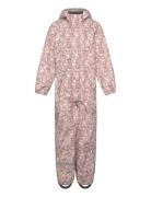 Pu Rain Suit Aop Recycled Mikk-line Pink