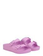 Sandals W. Buckles Color Kids Purple