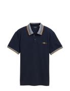 Polo With Print Tom Tailor Navy