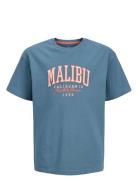 Jjdetroit Tee Ss Crew Neck Jnr Jack & J S Blue