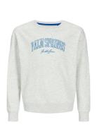 Jjdetroit Sweat Crew Neck Jnr Jack & J S Grey