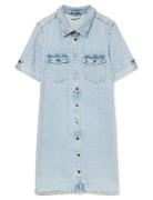 Vmjennie Ss Short Denim Dress Ga Noos Vero Moda Blue