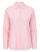 Elsa Striped Oxford Shirt Newhouse Pink