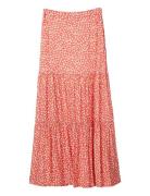 Printed Maxi Skirt Lexington Clothing Red