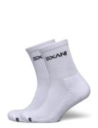 Regular Cut Sock 2-Pack W Exani White