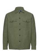 Sateen Utility Overshirt Polo Ralph Lauren Green