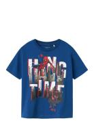 Nmmust Spider Nreg Ss Top Mar Name It Blue