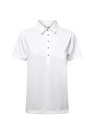 Ladies Performance Polo BACKTEE White
