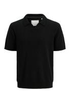 Jprccwilder Knit Split Neck Jack & J S Black