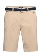 Dks Belted Bermuda Shorts Sebago Beige