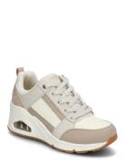 Women Uno Wedge Everything Nice Skechers Beige