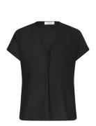 Rwroa Sl Regular Blouse Rosemunde Black