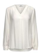 Rwroa Ls Long Blouse Rosemunde White
