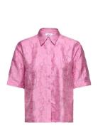 Shirt With Short Wide Sleeves Coster Copenhagen Pink