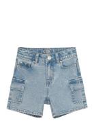 Cargo Denim Shorts Daily 7 Blue