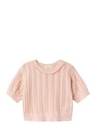 Nmffaria Ss Loose Knit Lil Lil'Atelier Orange