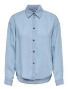 Onlcharis Life Ls Shirt Cc Wvn ONLY Blue