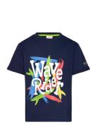 Knit T-Shirt Boboli Navy