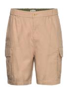 Cotton-Linen Relaxed Fit Cargo Short Scotch & Soda Beige