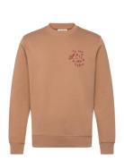 Regular Fit Left Chest Logo Sweatshirt Scotch & Soda Beige