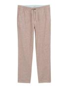Regular Linen Beach Pants Tom Tailor Brown