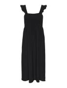 Pcluna Smock Strap Dress Sa Bc Pieces Black