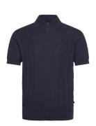 Jonas Knitted Polo Clean Cut Copenhagen Navy