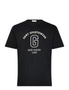 Graphic Ss T-Shirt GANT Black