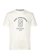Graphic Ss T-Shirt GANT White