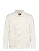 Linen Blend Overshirt Lindbergh White
