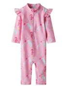 Nmfzila 3/4 Uv Swimsuit Name It Pink