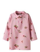 Nmfzila 3/4 Uv Swim Top Name It Pink