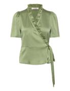 Peony Blouse A-View Green