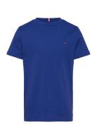 Essential Cotton Reg Tee Ss Tommy Hilfiger Blue