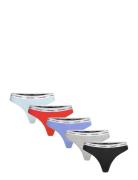 Thong 5Pk Calvin Klein Black