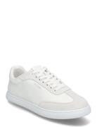 Cupsole Lace Up - Lth Sue Mix Calvin Klein White