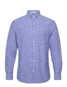 Reg Cotton Linen Shirt GANT Blue