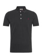 Polo Regular_Slim Polo Replay Black