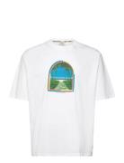 Loose Fit Front Chest Artwork T-Shirt Scotch & Soda White