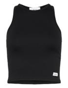 Collective Rib Tank Top W Craft Black